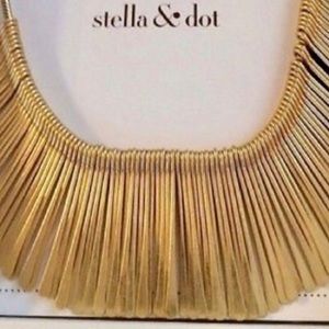Stella and Dot Gold Fringe Necklace